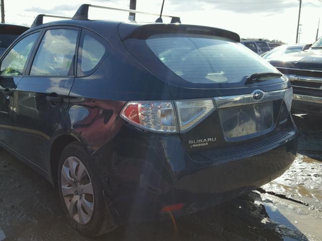 JF1GH61698H802627 - 2008 SUBARU IMPREZA 2. BLACK photo 9