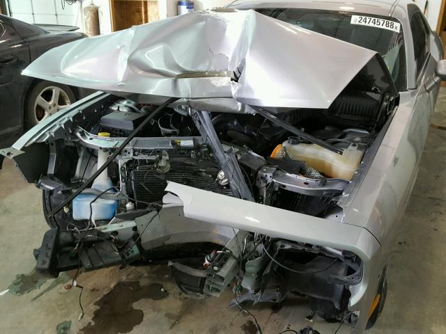 2C3CDYAG9EH289608 - 2014 DODGE CHALLENGER GRAY photo 9