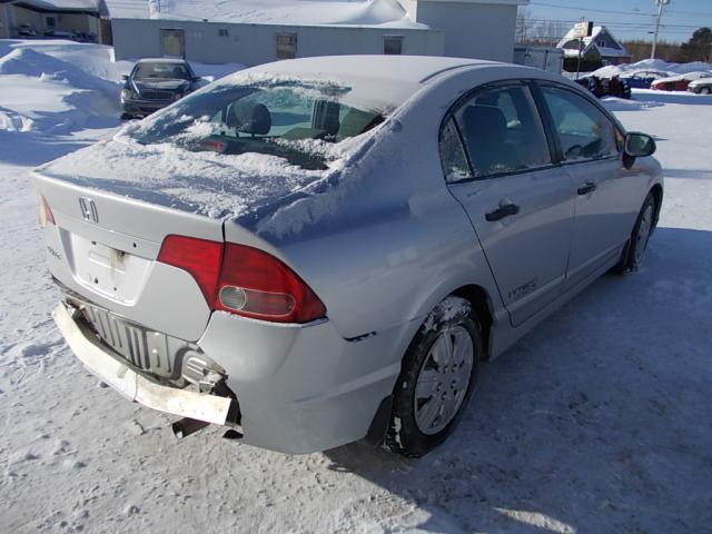 2HGFA16377H026522 - 2007 HONDA CIVIC DX SILVER photo 4