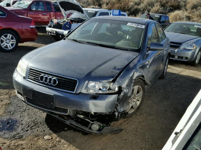 WAULT68E32A310807 - 2002 AUDI A4 3.0 QUA GRAY photo 2