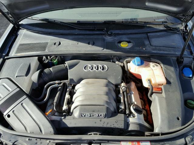 WAULT68E32A310807 - 2002 AUDI A4 3.0 QUA GRAY photo 7