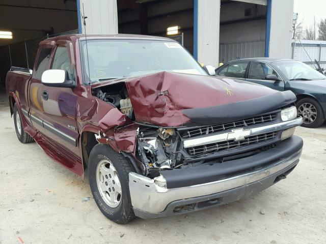 2GCEC19V0Y1182218 - 2000 CHEVROLET SILVERADO BURGUNDY photo 1