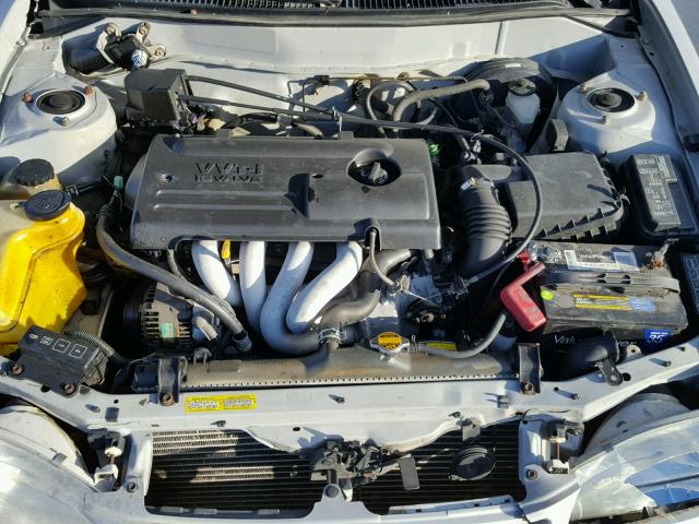 2T1BR12E2YC272936 - 2000 TOYOTA COROLLA VE GRAY photo 7