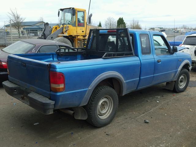 1FTDR15X5PPB16914 - 1993 FORD RANGER SUP BLUE photo 4