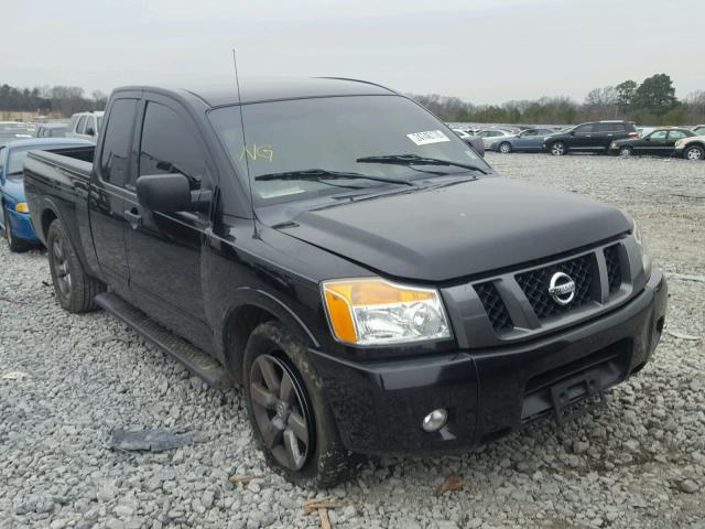 1N6BA0CH7CN309041 - 2012 NISSAN TITAN S BLACK photo 1