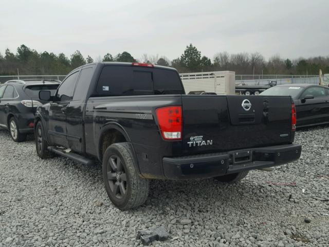 1N6BA0CH7CN309041 - 2012 NISSAN TITAN S BLACK photo 3