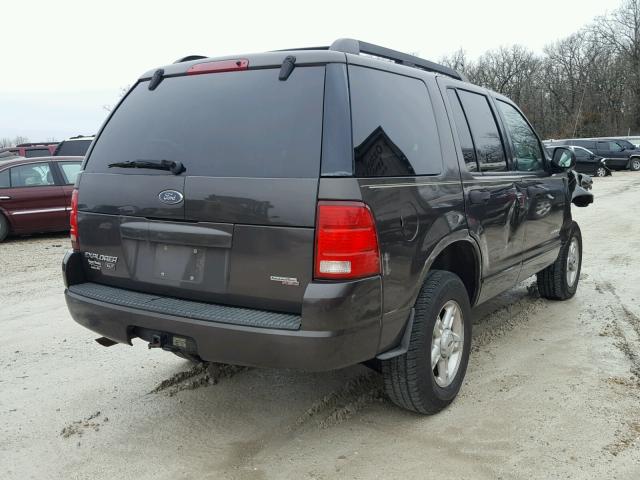 1FMZU63K45UB30130 - 2005 FORD EXPLORER X GRAY photo 4