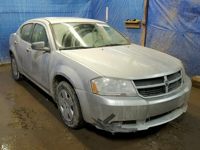 1B3LC46J78N261847 - 2008 DODGE AVENGER SE SILVER photo 1