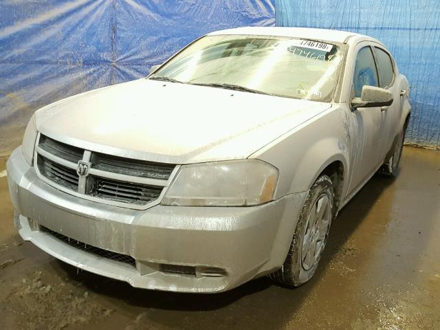 1B3LC46J78N261847 - 2008 DODGE AVENGER SE SILVER photo 2