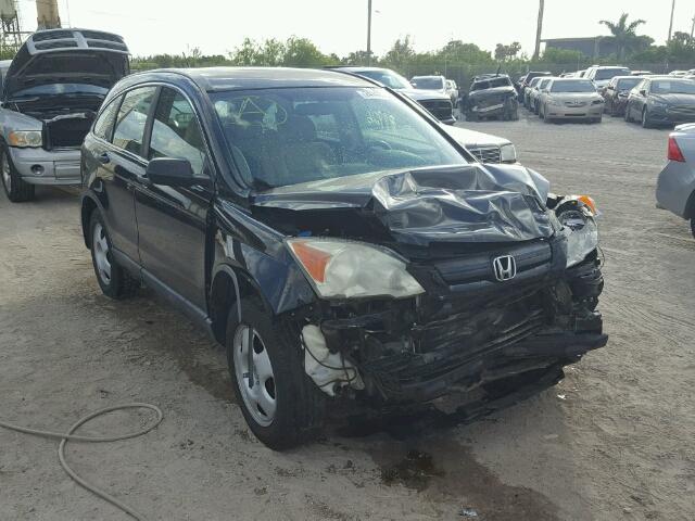 5J6RE38339L031693 - 2009 HONDA CR-V LX BLACK photo 1