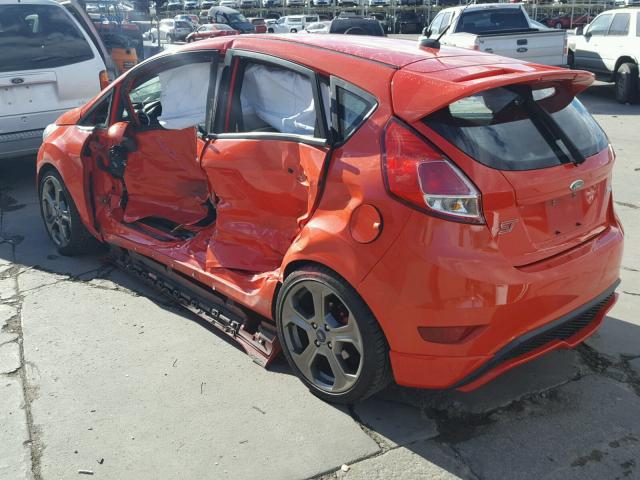 3FADP4GX1EM166075 - 2014 FORD FIESTA ST ORANGE photo 3