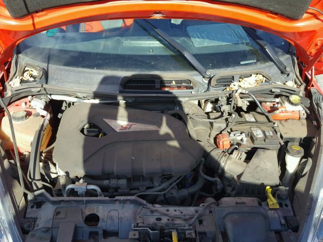 3FADP4GX1EM166075 - 2014 FORD FIESTA ST ORANGE photo 7