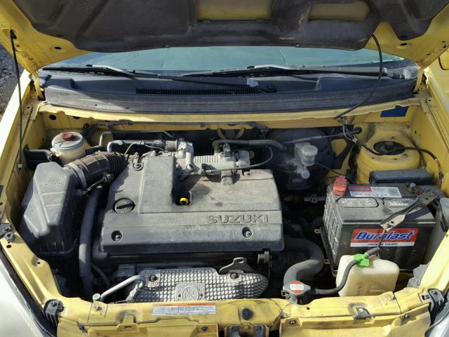 JS2RC41H335209904 - 2003 SUZUKI AERIO SX YELLOW photo 7