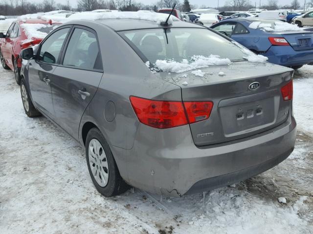 KNAFU4A22C5505385 - 2012 KIA FORTE EX GRAY photo 3