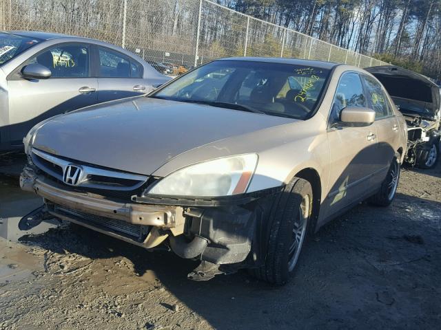 1HGCM56436A034348 - 2006 HONDA ACCORD LX GOLD photo 2