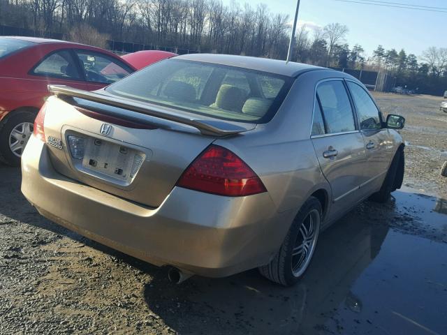 1HGCM56436A034348 - 2006 HONDA ACCORD LX GOLD photo 4