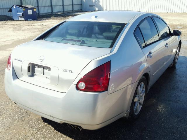 1N4BA41E96C802633 - 2006 NISSAN MAXIMA SE SILVER photo 4