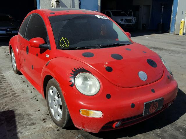 3VWCP21C42M448381 - 2002 VOLKSWAGEN NEW BEETLE 红色 照片 1
