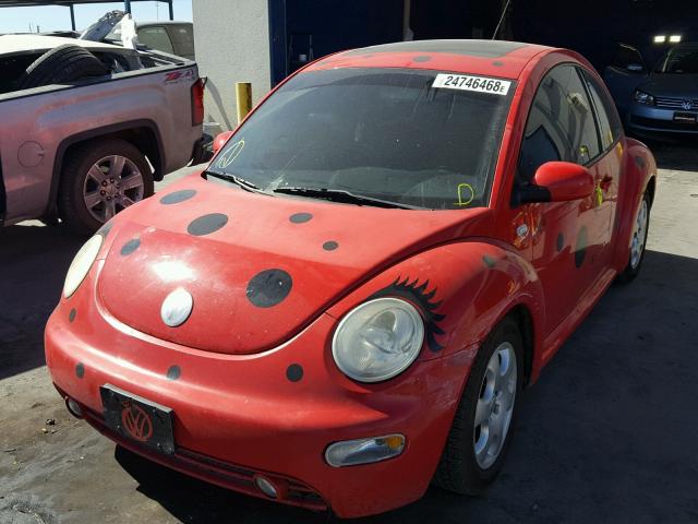 3VWCP21C42M448381 - 2002 VOLKSWAGEN NEW BEETLE 红色 照片 2