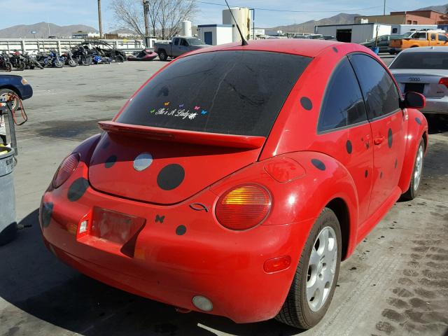 3VWCP21C42M448381 - 2002 VOLKSWAGEN NEW BEETLE 红色 照片 4