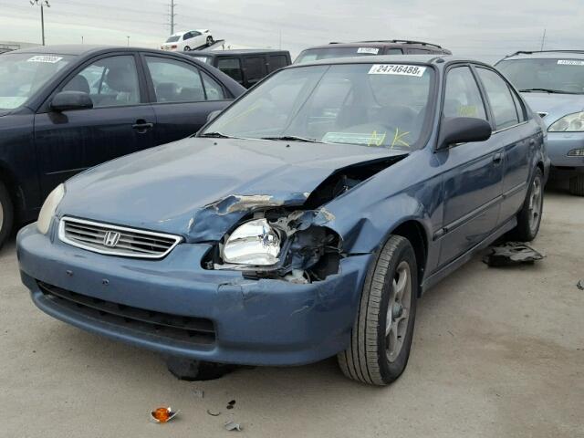 2HGEJ652XTH548069 - 1996 HONDA CIVIC DX BLUE photo 2