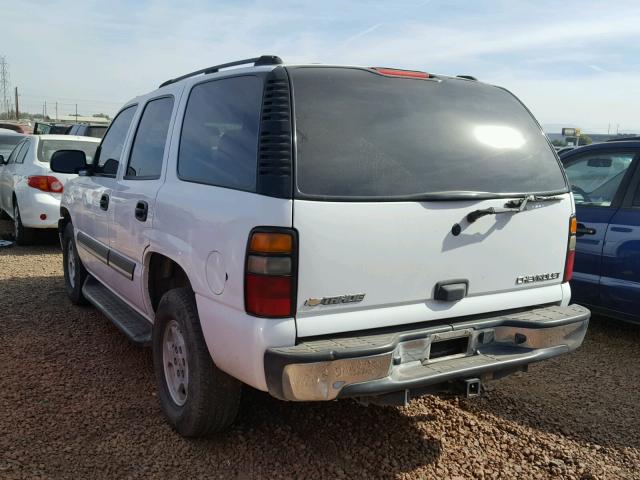 1GNEC13V64R269672 - 2004 CHEVROLET TAHOE C150 WHITE photo 3