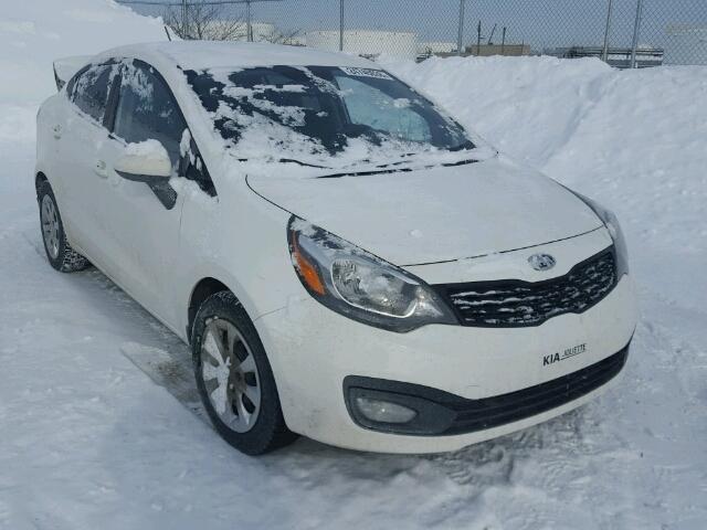 KNADM4A30D6261957 - 2013 KIA RIO LX Սպիտակ լուսանկար 1