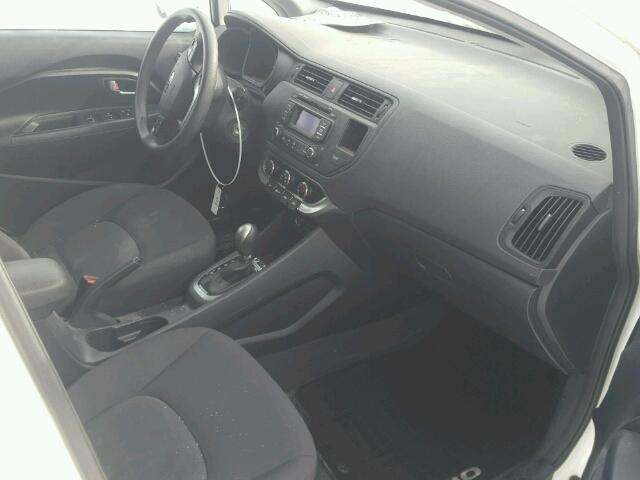 KNADM4A30D6261957 - 2013 KIA RIO LX Սպիտակ լուսանկար 5