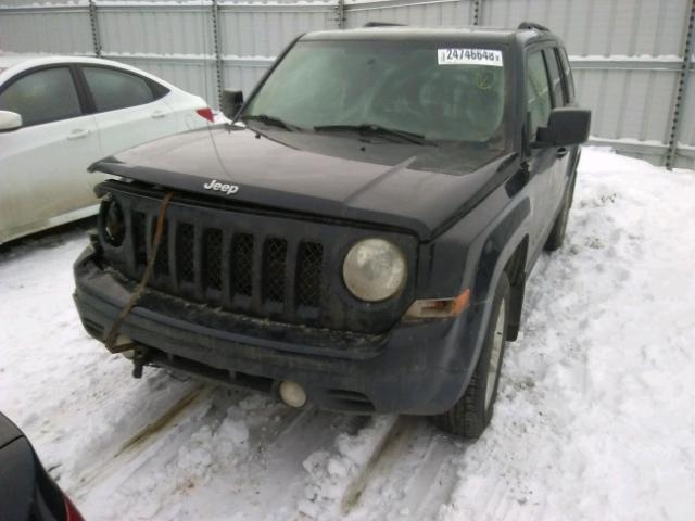 1C4NJRAB5ED607857 - 2014 JEEP PATRIOT BLACK photo 2