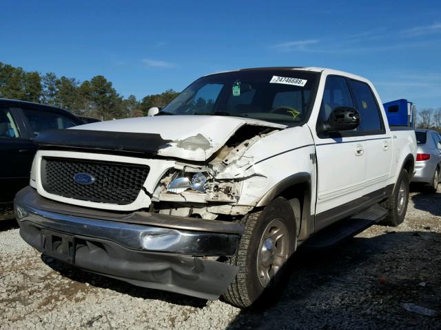 1FTRW07L82KB51715 - 2002 FORD F150 SUPER WHITE photo 2