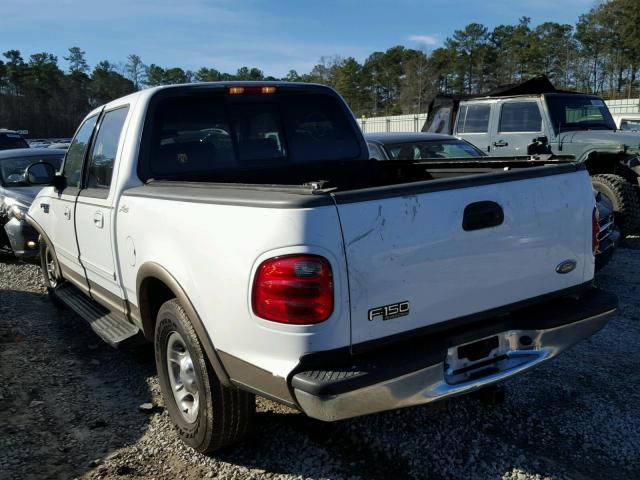 1FTRW07L82KB51715 - 2002 FORD F150 SUPER WHITE photo 3