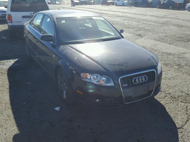 WAUDF78E18A036291 - 2008 AUDI A4 2.0T QU BLACK photo 1