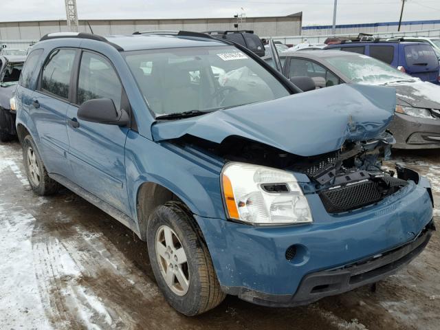 2CNDL13F486052146 - 2008 CHEVROLET EQUINOX LS BLUE photo 1