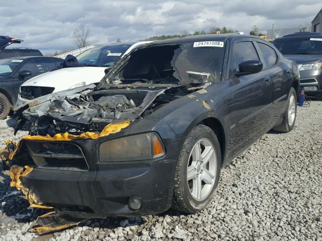 2B3KA53H58H308603 - 2008 DODGE CHARGER R/ BLACK photo 2