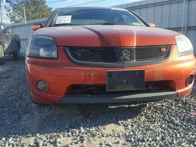 4A3AB76T27E060087 - 2007 MITSUBISHI GALANT RAL ORANGE photo 10