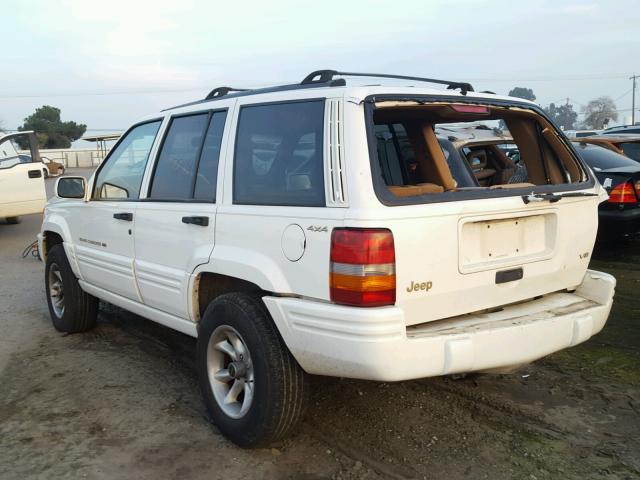 1J4GZ78Y2TC214248 - 1996 JEEP GRAND CHER WHITE photo 3