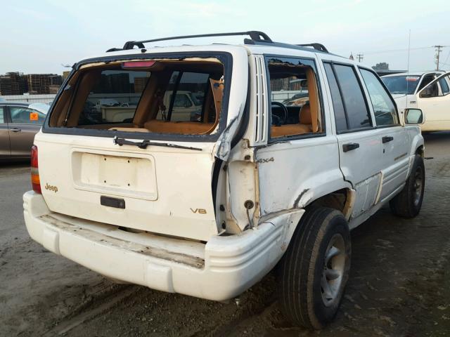 1J4GZ78Y2TC214248 - 1996 JEEP GRAND CHER WHITE photo 4