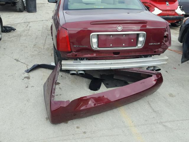 1G6KD54Y02U278549 - 2002 CADILLAC DEVILLE MAROON photo 9