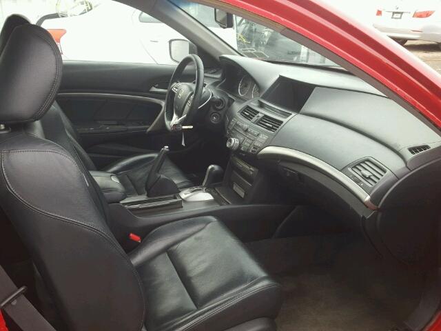 1HGCS22848A006865 - 2008 HONDA ACCORD EXL RED photo 5