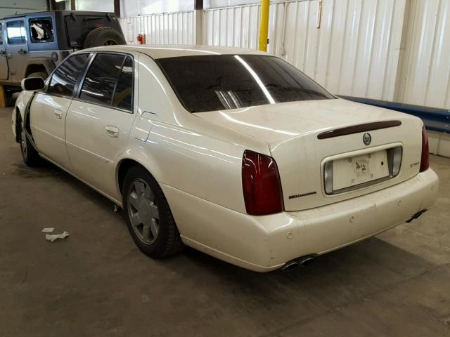 1G6KF57961U286815 - 2001 CADILLAC DEVILLE DT WHITE photo 3