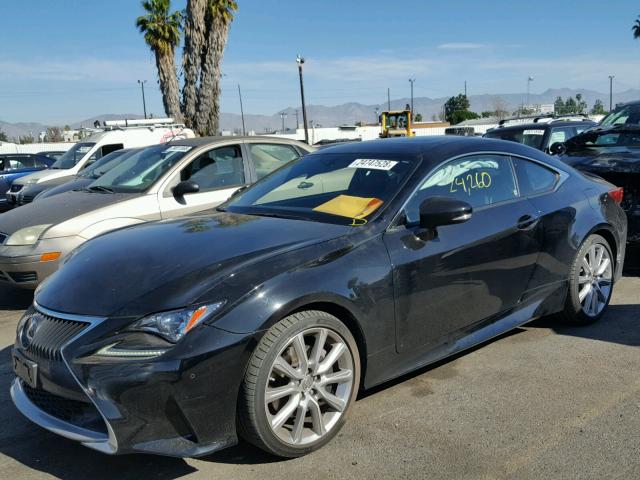 JTHHE5BCXF5003443 - 2015 LEXUS RC 350 BLACK photo 2