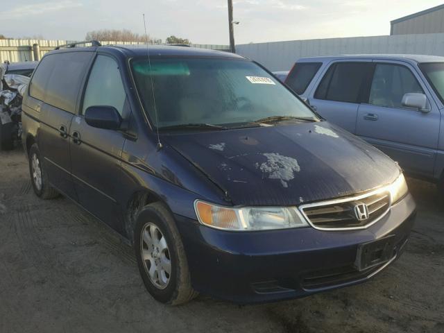 5FNRL18874B144358 - 2004 HONDA ODYSSEY EX BLUE photo 1