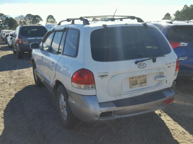 KM8SC13D36U077320 - 2006 HYUNDAI SANTA FE G WHITE photo 3