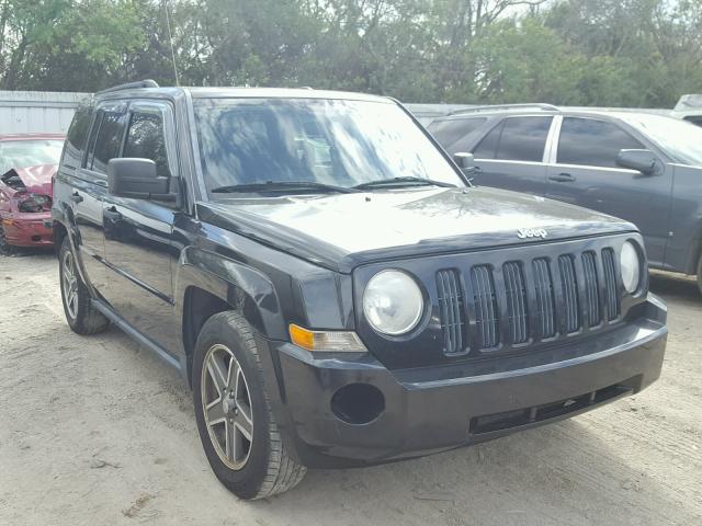 1J8FT28W68D741840 - 2008 JEEP PATRIOT SP BLACK photo 1