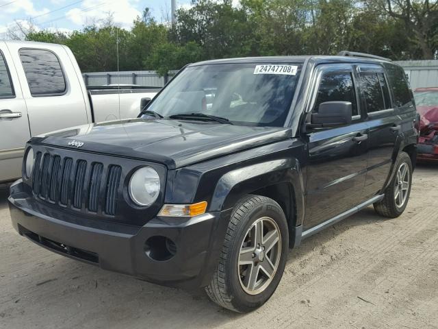 1J8FT28W68D741840 - 2008 JEEP PATRIOT SP BLACK photo 2