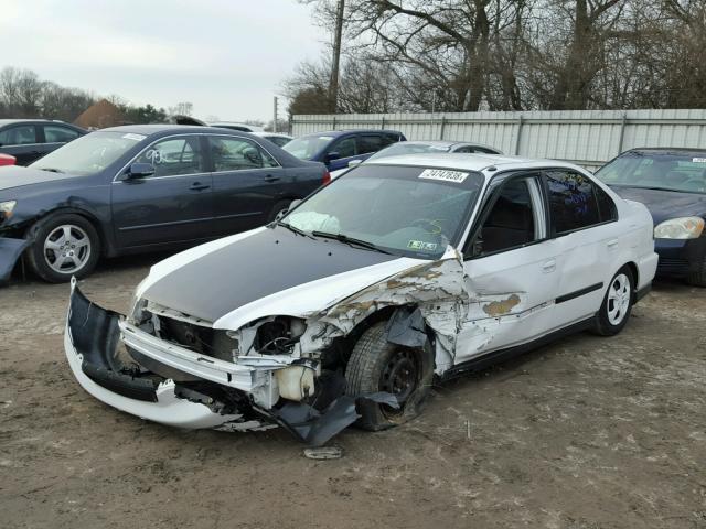 2HGEJ6676WH572058 - 1998 HONDA CIVIC LX WHITE photo 2