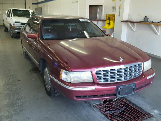 1G6KD54Y2XU738317 - 1999 CADILLAC DEVILLE MAROON photo 1