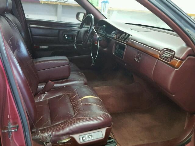 1G6KD54Y2XU738317 - 1999 CADILLAC DEVILLE MAROON photo 5