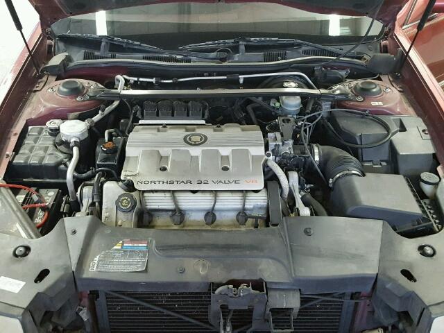 1G6KD54Y2XU738317 - 1999 CADILLAC DEVILLE MAROON photo 7