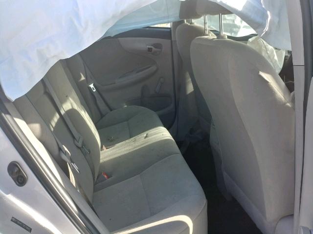 2T1BU4EE7BC706917 - 2011 TOYOTA COROLLA BA SILVER photo 6